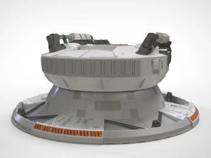 Starship troopers cannon 3D Model