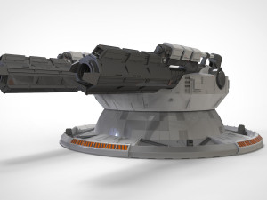 Starship troopers cannon 3D मॉडल