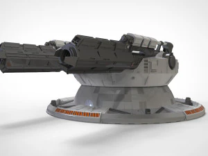 Starship troopers cannon 3D Model