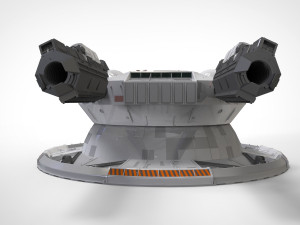 Starship troopers cannon 3D मॉडल