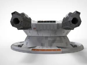 Starship troopers cannon 3D Model