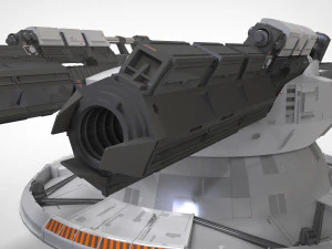 Starship troopers cannon 3D Model