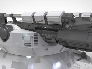 Starship troopers cannon 3D Model