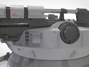 Starship troopers cannon 3D मॉडल
