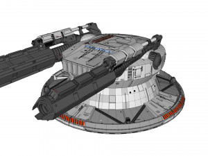 Starship troopers cannon 3D मॉडल