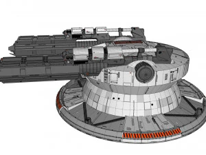 Starship troopers cannon 3D Model