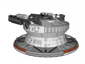 Starship troopers cannon 3D Model