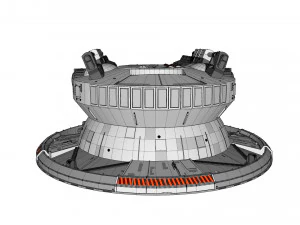 Starship troopers cannon 3D Model