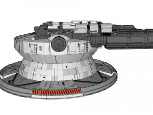Starship troopers cannon 3D Model