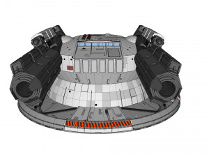 Starship troopers cannon 3D मॉडल