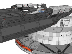 Starship troopers cannon 3D Model