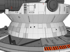 Starship troopers cannon 3D मॉडल