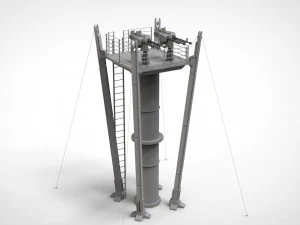 Starship troopers tower 3D Model
