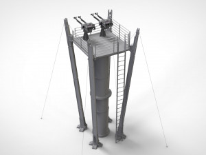 Starship troopers tower 3D मॉडल