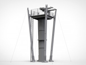 Starship troopers tower 3D मॉडल