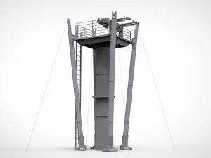 Starship troopers tower 3D Model