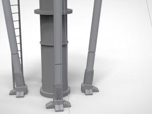 Starship troopers tower 3D मॉडल