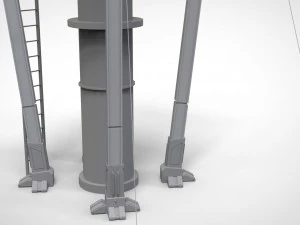 Starship troopers tower 3D Model