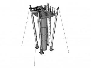 Starship troopers tower 3D Model