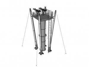 Starship troopers tower 3D Model
