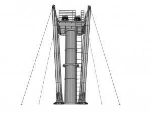 Starship troopers tower 3D Model