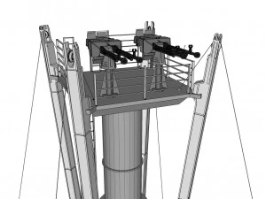 Starship troopers tower 3D Model