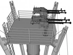 Starship troopers tower 3D Model