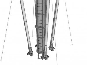 Starship troopers tower 3D Model