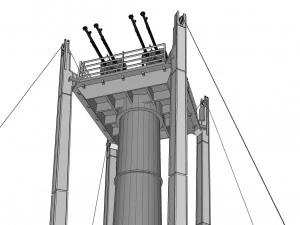 Starship troopers tower 3D Model