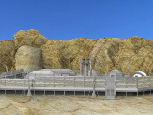 Whisky dell'avamposto dei soldati dell'astronave Modello 3D