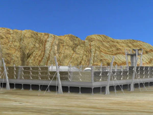 Whisky dell'avamposto dei soldati dell'astronave Modello 3D