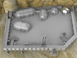 Starship troopers outpost whisky 3D मॉडल