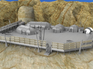 Starship troopers outpost whisky 3D मॉडल