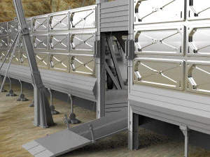 Whisky dell'avamposto dei soldati dell'astronave Modello 3D