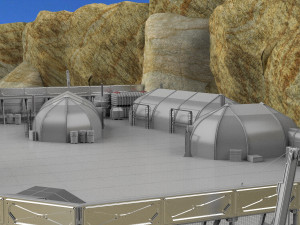 Starship troopers outpost whisky 3D मॉडल