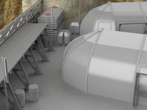 Starship troopers outpost whisky 3D मॉडल
