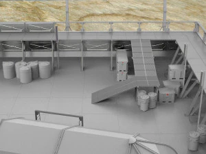 Whisky dell'avamposto dei soldati dell'astronave Modello 3D