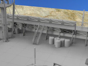 Whisky dell'avamposto dei soldati dell'astronave Modello 3D