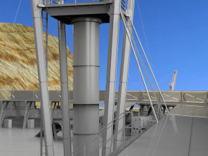 Whisky dell'avamposto dei soldati dell'astronave Modello 3D