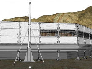 Whisky dell'avamposto dei soldati dell'astronave Modello 3D