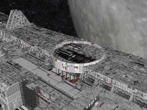 Starship troopers lunar base 3D मॉडल