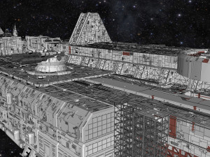 Starship troopers lunar base 3D मॉडल