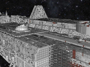 Starship troopers lunar base 3D Model