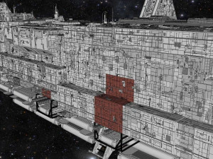 Starship troopers lunar base 3D Model