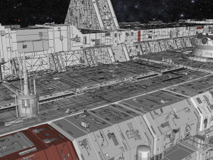 Starship troopers lunar base 3D मॉडल