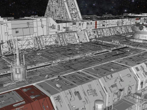 Starship troopers lunar base 3D Model