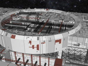 Starship troopers lunar base 3D Model