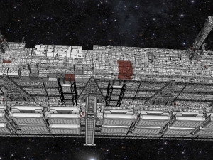 Starship troopers lunar base 3D मॉडल