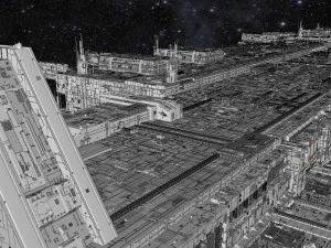 Starship troopers lunar base 3D Model