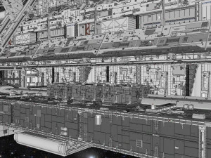 Starship troopers lunar base 3D Model